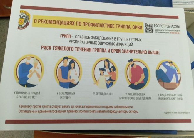 Какие меры профилактики ОРВИ рекомендует Минздрав России?