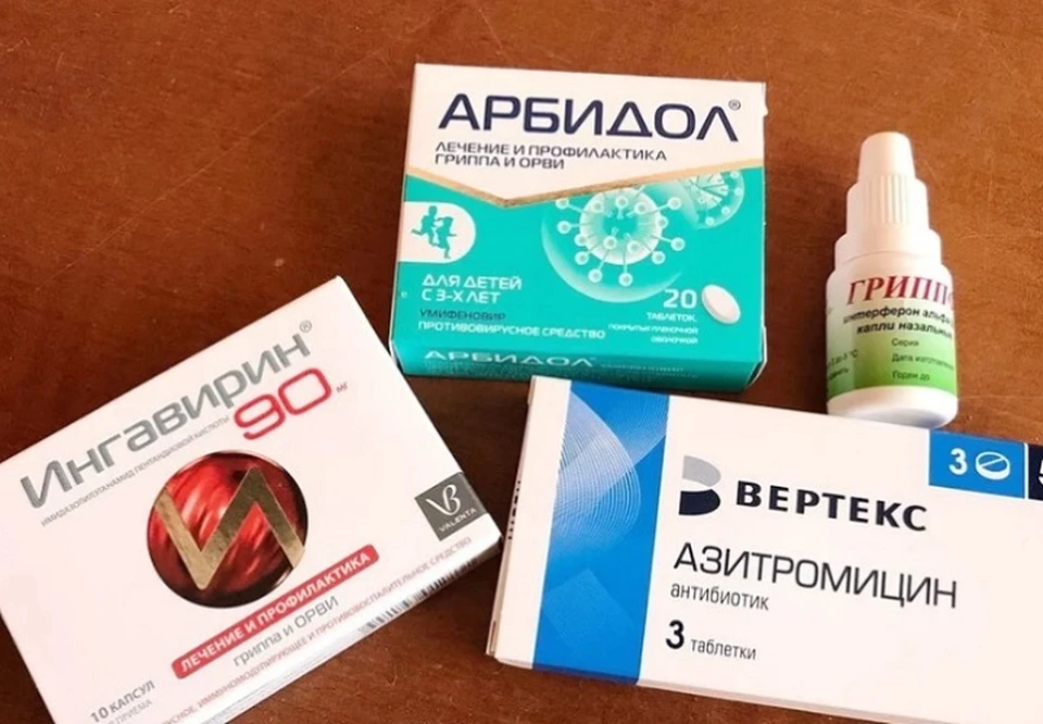 Антибиотики не действуют на вирусы